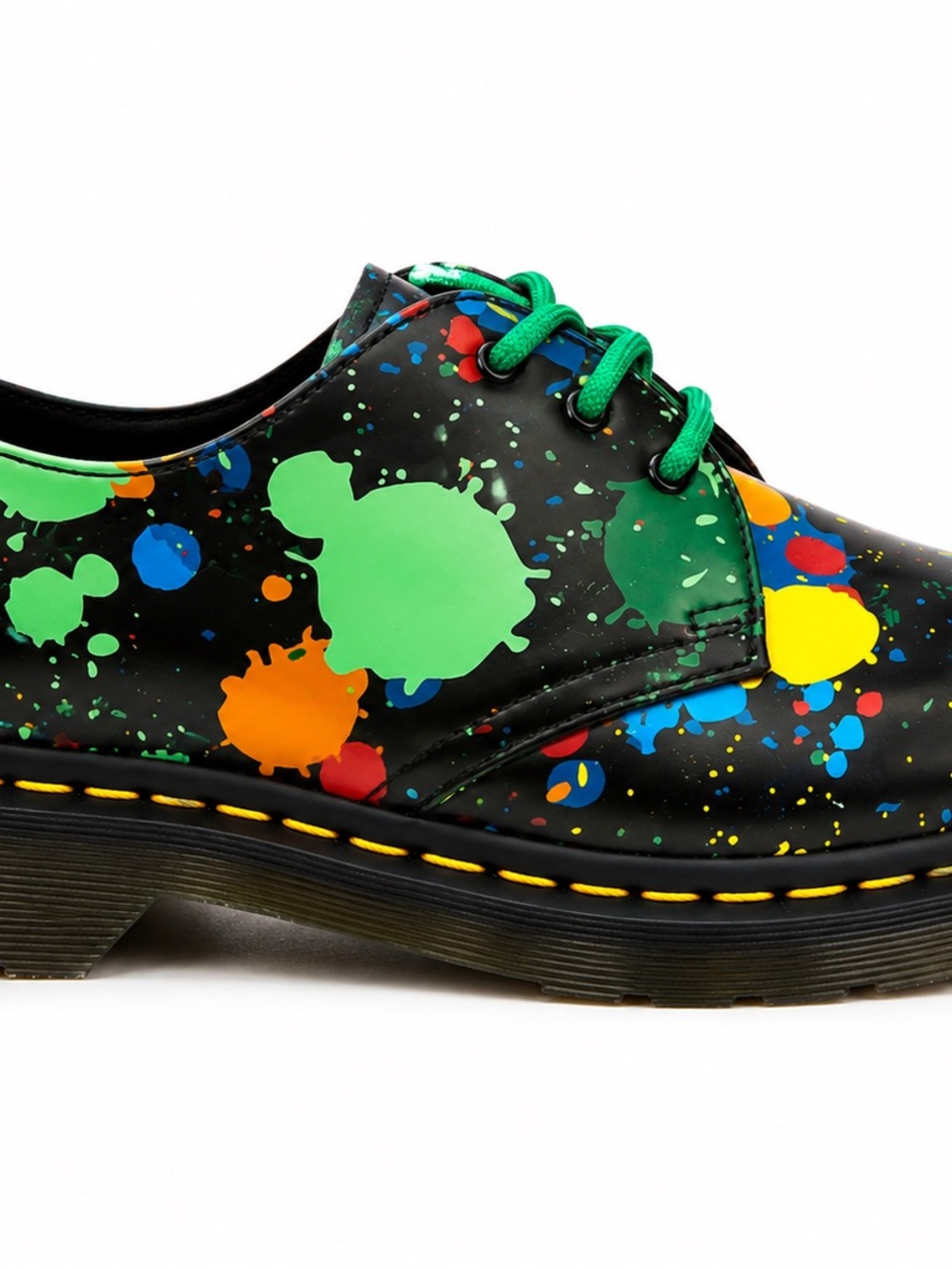 Dr. Martens 1461 Paint Splatter 22184001 Men’s US 10 Rare 2017 Leather Shoes